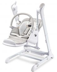 Дитячий стільчик для годування Caretero Indigo Ligt Grey